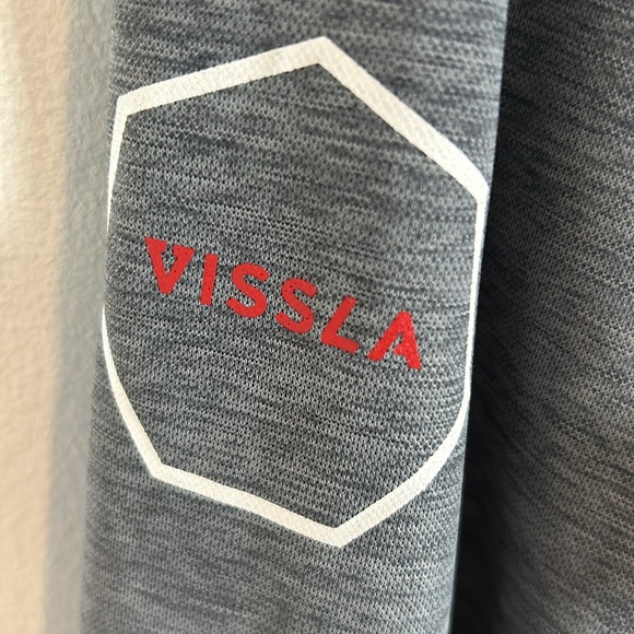 Vissla Surf Culture UVA Protection Men’s Size XL Gray Heather Long Sleeve Tee - Picture 11 of 14